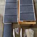 Dog Ramp for Bed, Foldable Pet Ramp for Small Large Dogs, Dog Ramps for High Beds Car, High Traction with Platform 6 Adjustable Heights