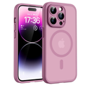 TOCOL Magnetic for iPhone 14 Pro Case, Upgraded Full Camera Protection, Compatible with Magsafe, Drop Protection, Translucent Matte Back Phone Cover 6.1 inch (Lilac Purple)