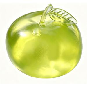 Apple Squishy, Slow Rising Stress Relief, 2026 New Realistic Green Apple Shaped Squeezes Balls, Soft Cute Fruit Anxiety Relief for Office Home Travel (Green)