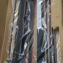 Regalo Safety 38" Baby Gate for Doorways & Bottom of Stairs, Pressure Mount Design for Babies, Toddlers & Pets, Tested & Safe for 30 Years, American Designed, American Owned (29-38.5"W x 30"H, Black)