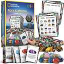 National Geographic Rock Bingo Game - Play Rock Bingo, Mineral Memory, Gemstone Trivia, & Card Games, Collection Includes Over 150 Rocks and Minerals, Educational STEM Toy for Kids
