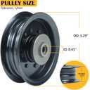 196104 Pulley with 539132728 177968 Pulley Replace 197380, 532196104, 532197380, 5321961-04, 5321973-80, 5391121-96, 539131148, 5391327-28, 589766101, 193197, 5321779-68, 5321931-97, 532193197