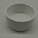 4"PVC Pipe End Cap Fitting Schedule 40 Furniture Grade 4" PVC Pipe Plug Adapter for Build Furniture DIY Garden Shelf, White