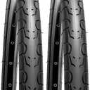 YUNSCM 2-PCS Bike Tires 26x1.25/32-559 Compatible with City Road Bike 26X1.25 26 x 1.25 Bicycle Tires