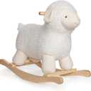 Gund Gotta Getta 6056021 Baby Lamb Rocker with Wooden Base Plush Stuffed Animal Nursery, Cream, 21.5"