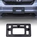 Front License Plate Bracket Holder for Honda Pilot 2019 2020 2021 2022, ABS Front License Plate Bracket Replacement Accessories