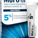 Muro 128 Ointment, Temporary Relief of Corneal Edema, Eye Care, Sodium Chloride Hypertonicity Ophthalmic 5% Ointment , 0.12 Oz