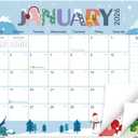 GuassLee Desk Calendar 2026-2027 Large 22" x 17" Desktop/Wall Monthly Calendar 18-Month School Year Planner Covers January 2026 to June 2027 with Julian Date&Notes for Easy Organizing