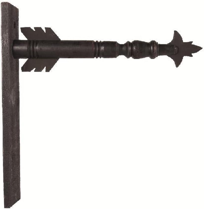 PQWERBX Arrow Replacement Decorative Hanging Sign, Black