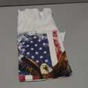 Patriotic Eagle 4th Of July USA American Flag T-Shirt, Size: Large