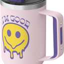 Ottle Deep Sea Diver 40 oz Insulated Tumbler with Handle and Straw Lid - Leak Proof, Cupholder Friendly Travel Mug - Stainless Steel Double Wall Water Bottle for Hot and Cold Drinks - I'm Good