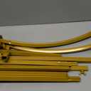 Wokceer 7.2 FT Wedding Arch Backdrop Stand, Gold Metal Arch Backdrop Stand for Wedding Ceremony Birthday Party Bridal Baby Shower Photo Booth Garden Floral Balloon Arches Decoration