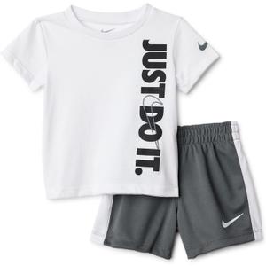 Nike Baby Just Do It T-Shirt and Mesh Shorts 2-Piece Outfit Set