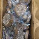 IndianShelf 18 Pack- Boho Knobs- Wood Knobs for Cabinets and Drawers- Natural Wooden Dresser Knobs- Boho Wooden Knobs- Unique Wood Drawer Pulls- Boho Drawer Knobs and Pulls- Cabinet Door Handles (Floral Brown)