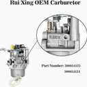 fullas Rui Xing Carburetor RYi2300 308054123 for Ryobi RYi2300BT RYCi2200BTA 1600/2000 1700/2200 1800/2300 Watt Inverter Generator