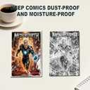 200ct Resealable Current Comic Book Bags - Acid-Free & Crystal Clear Comic Book Sleeves 6-7/8" x 10-1/2", Protect, Storage and Display Standard-Sized Modern Comics Collections