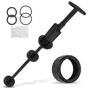 NURATIT 263055 Piston Shaft Assembly Replacement Kit, Compatible with Pentair PVC Slide Pool, FNS Plus Pool Backwash Valve and Spa Valve, Replace Model 263064, 263052, 263053, 263078, and 263079