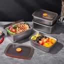 GIUOIDUO 20 PCS FOOD STORAGE CONTAINERS WITH LIDS AIRTIGHT (10 CONTAINERS & 10 LIDS) STAINLESS STEEL FOOD CONTAINERS LEAK PROOF STORAGE BOX WITH LID LOCKING FOOD STORAGE CONTAINER FREEZER STORAGE