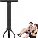 2025 New Yoga Pedal Resistance Fabric Band with Handles Anti-Broken Elastic Sit Up Pull Rope for Strength Training 120lb Full-Body Excercise Band Portable Unisex Resistance Exercise Bands (Black)