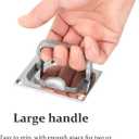 Heavy Duty Flush Lifting Handle Ring Pull for Boat Deck Hatch, 316 Stainless Steel, 3 X 2.25 inch, with Screws(Pack of 2)