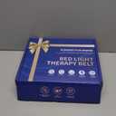 KingPavonini Red Light Therapy Belt, 140 LEDs 630/660/850nm Infrared Light Therapy with Compression Strap, Red Light Therapy for Body, Back, Shoulder & Waist Comfort and Relief (Black)