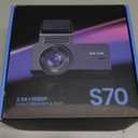 Dash Cam Front and Rear, 2.5K Dual Dash Camera for Cars, Car Camera with 3.16" IPS Screen, 170 Wide Angle, WDR Night Vision, G-Sensor, 24H Parking Monitor, 32GB Card Included, Support 256 GB Max (Black)