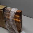 Wooden 2 Step Stool for High Beds, Moderate & Applicable 2-Step Stools for Seniors, Solid Wood steppingStool, Built-in Handle for Easy Carrying, 20.0" W (Large)