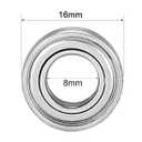 uxcell 688ZZ Ball Bearing 8mm x 16mm x 5mm Double Shielded 688-2Z 2080088 Deep Groove Bearings, Carbon Steel (Pack of 20)