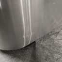 EUHOMY Nugget Ice Maker Countertop with Handle, Ready in 6 Mins, 34lbs Per Day, Removable Top Cover, Auto-Cleaning, Portable Sonic Ice Maker with Basket and Scoop, for Home/Party/RV/Camping (Silver) (Steel Light Silver)