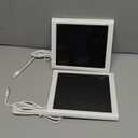 Solar Panel for Ring Camera, 2 Pack 4W Solar Charger Compatible with Rings Spotlight &All-New Stick Up Outdoor Cam Battery, 10ft Long Cable with USB-C to Ring Barrel Plug Adapter