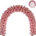 6.6FT Balloon Table Arch Kit  Adjustable Foil Balloon Arch Stand for Birthday, Wedding, Party, Baby Showers and Graduation Decorations  Easy Assembly Party Supplies (Rose Pink)