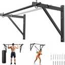 HANDBODE Pull Up Bar for Doorway and Wall Mount - Chin Up Bars for Home Gym, 36/52 in Upper Body Workout Equipment with 500 lbs Capacity, Portable Thickened Steel Construction, Joist Mounted