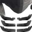 Mud Flap Delete Compatible with 2019-2025 GMC Sierra 1500 Heavy Duty ABS Front and Rear Replacement Kit Increased Tire Clearance (Not fit AT4X AEV Models)