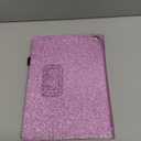 DMLuna Case for All-New Amazon Fire HD 10 & 10 Plus Tablet (13th / 11th Generation, 2023/2021 Release) 10.1", Slim Cover with Folding Stand, Auto Wake/Sleep, Hand Strap, Card Slot - Glitter Purple