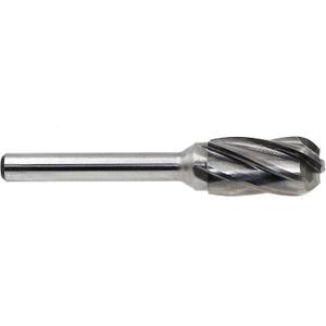 Carbide Burr - SC5-NF Aluma Cut Carbide Rotary Burr Bits File for Aluminum 1/4 Inch Shank Die Grinders, 1/2 Inch Head Diameter, 1 inch Flute length, Cylindrical Shape with Radius End, 1pcs