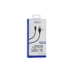 Kroger ZGear® 90 Degree Sync & Charge Cable, 8 ft - Pack Of 2
