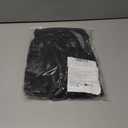 ZNU Women' s Plus Size Summer Tops Elegant Tie Front Bow Knot Round Neck Lace Ruffle Short Sleeves T-Shirts Tee Blouse (Black, XXL)