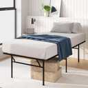 Zinus SmartBase Heavy Duty Mattress Foundation, 18 Inch Metal Platform Bed Frame, No Box Spring Needed, Sturdy Steel Frame, Underbed Storage, Twin