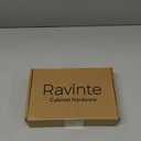 Ravinte 10 Pack Square Cabinet Pulls 7-1/2 Inch Brushed Brass Kitchen Cabinet Handles Gold Kitchen Hardware for Cabinet Gold Drawer Pulls Drawer Handles Come with Screwdriver