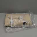 Yakamok 100% Blackout Curtains 84 Inches Long, 2 Thick Layers Heat and Full Light Blocking Soft Thermal Insulated Drapes for Bedroom(52" Wide Each Panel, Beige, 1 Panel)