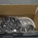 Ganiza Food Processor, 2-Speed Food Chopper Meat Grinder with 8 Cup Stainless Steel & 8 Cup Glass Bowls, Upgraded Button & Smart Overheat Protection Light - Includes Clean Brush, 2 Sets of Blades