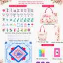 American Mahjong Sets with Mat and Racks and Bag
Large, Clear Arabic Numerals, Deep Engraved Melamine Mahjong Tiles, Non‑Slip Mat, Gift for Mahjong Lovers, Pink