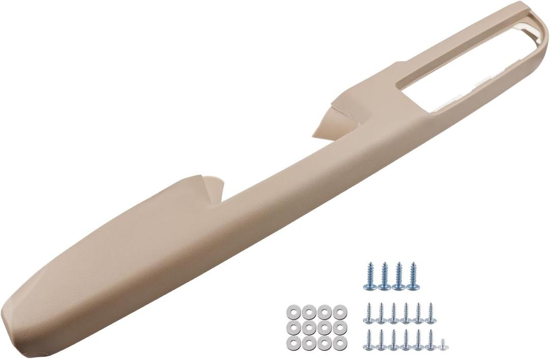 80995 Front Driver Side Door Armrest Repair with Release Handle Above Armrest (27 inch) Fit for Chevrolet Chevy Silverado Tahoe Suburban Sierra GMC Avalanche 2010-2014 Replaces OE# 80995 (Tan)