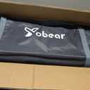 Yobear Foldable Baby Playpen (71"x59") - Portable Play Yard for Babies and Toddlers with 50 Ocean Balls, 2 Pull Handles & Carry Bag - Easy Setup Safe Indoor Outdoor Kids Activity Center (Dark Grey)