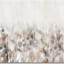 TRAIN2 ART Abstract Wall Art Textured Hand Painted Modern Wall Art 28" x 57" 3D Large Artwork Painting Wall Decor for Living Room Bedroom Kitchen Office