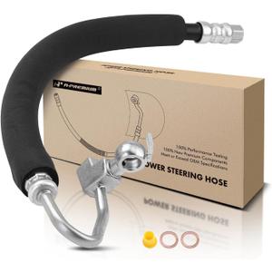 A-Premium Power Steering Pressure Hose Line Assembly Compatible with Infiniti G35 2003-2006 & Nissan 350Z 2003-2006, 3.5L Petrol, with Washer, From Pump