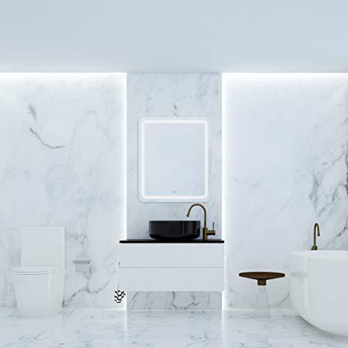 Faucet M16AT3036T Egret Tri-Color Mirror, Silver