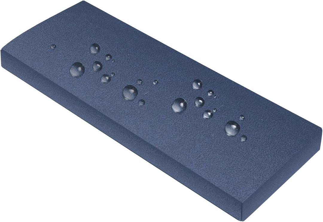 Outdoor Waterproof Bench Cushion 30x16x2 inches, High-Density Comfortable Memory Foam Cushion, Anti-slip Smooth Zipper And Fade Resistant Seat Pad For Patio Garden Swing Porch Furniture - Dark Blue
