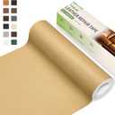 Leather Repair Tape,16 x 80 Inches Self Adhesive Leather Repair PatchLeather Repair Kit for FurnitureCouches,Car Seats,Cabinets,Handbags(Khaki-Litchi Grain)