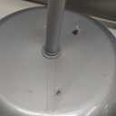 Globe Electric 67134 72" Torchiere Floor Lamp and Adjustable Reading Light, Silver, Frosted Shade, Dual Rotary Switch, 3-Step Dimming, Modern Lighting for Living Room or Office, Timeless